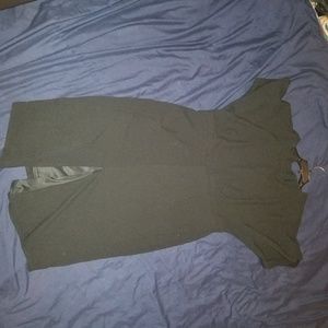 ASOS Tall Black Wiggle Dress with a front slit